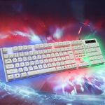 Clavier Semi Mécanique QWERTY - Blanc