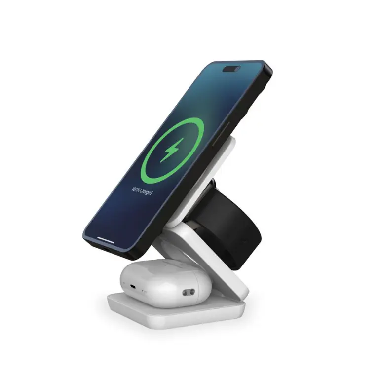 Chargeur Sans Fil KSIX Pour Smartphone, Airpods et Apple Watch 15W