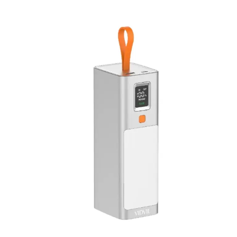 Power Bank Vidvie 40000 mAh / 65W / 3A Super Fast Charge - Silver
