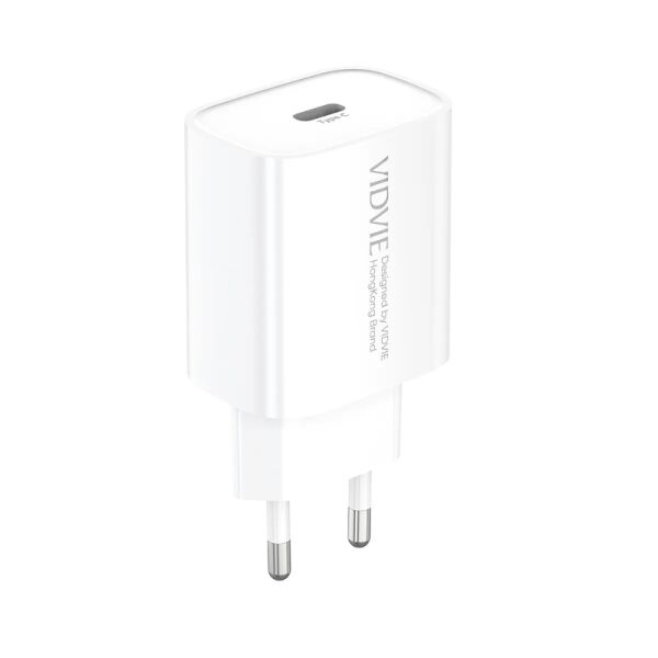 Chargeur Secteur Type-C VIDVIE 20W Fast Charging