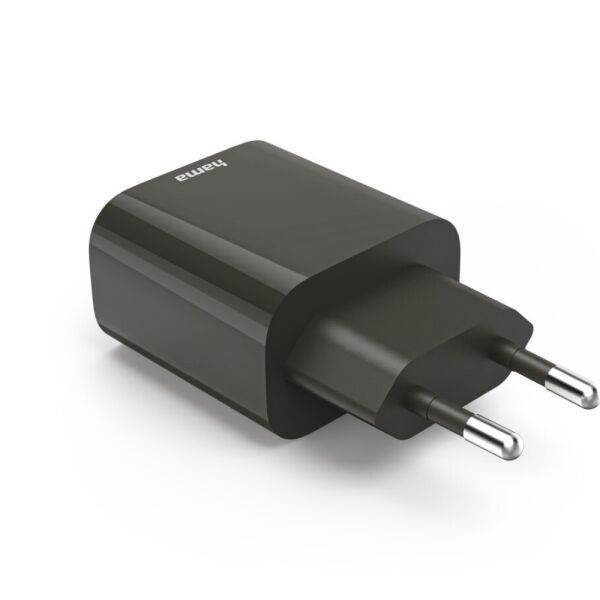 Chargeur Secteur Rapide Hama USB-C 20W - Noir
