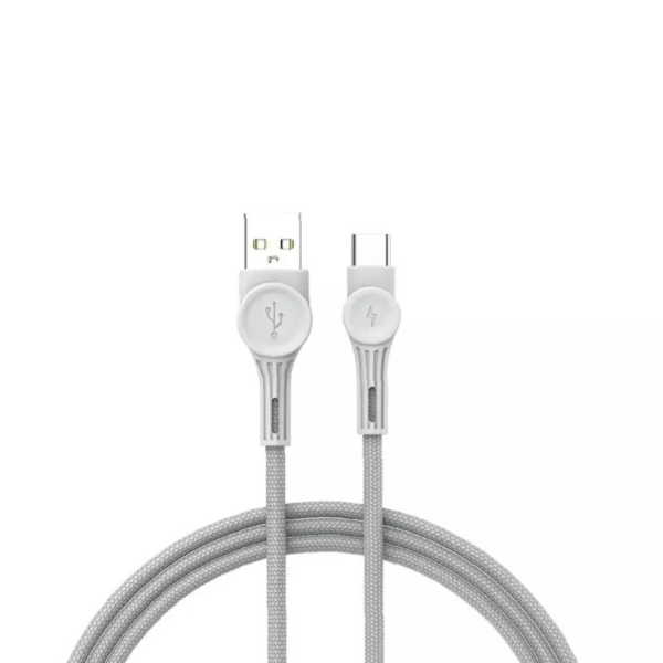 Cable USB-A Vers Type-C ARTEK PD-65W 1.2M - White