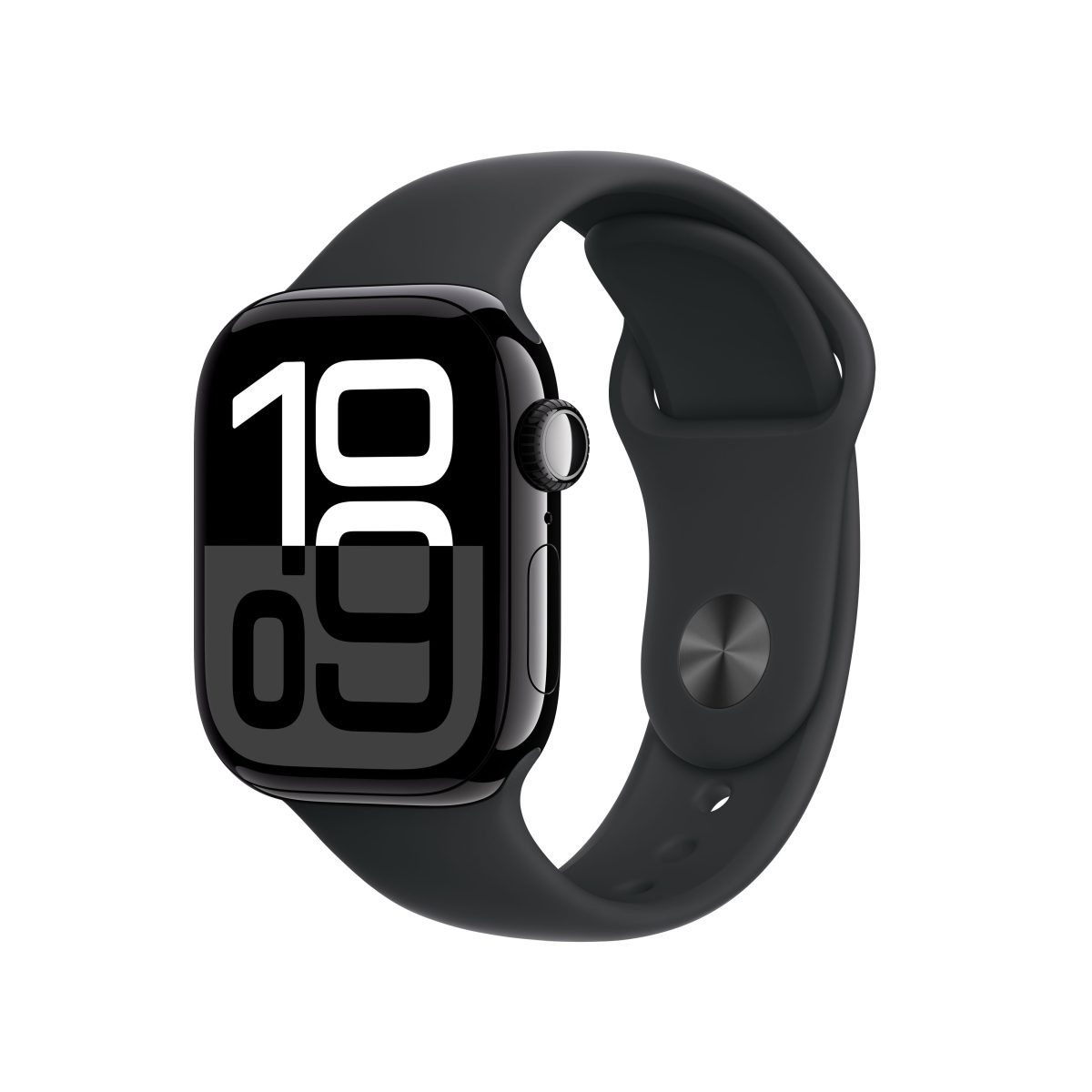 Apple_Watch_Series_10_42mm_GPS_Jet_Black_Aluminum_Sport_Band_Black_PDP_Image_Position_1__WWEN (1) Apple Watch S10 GPS 42mm Jet Black Al Case With Black Sport Band M/L