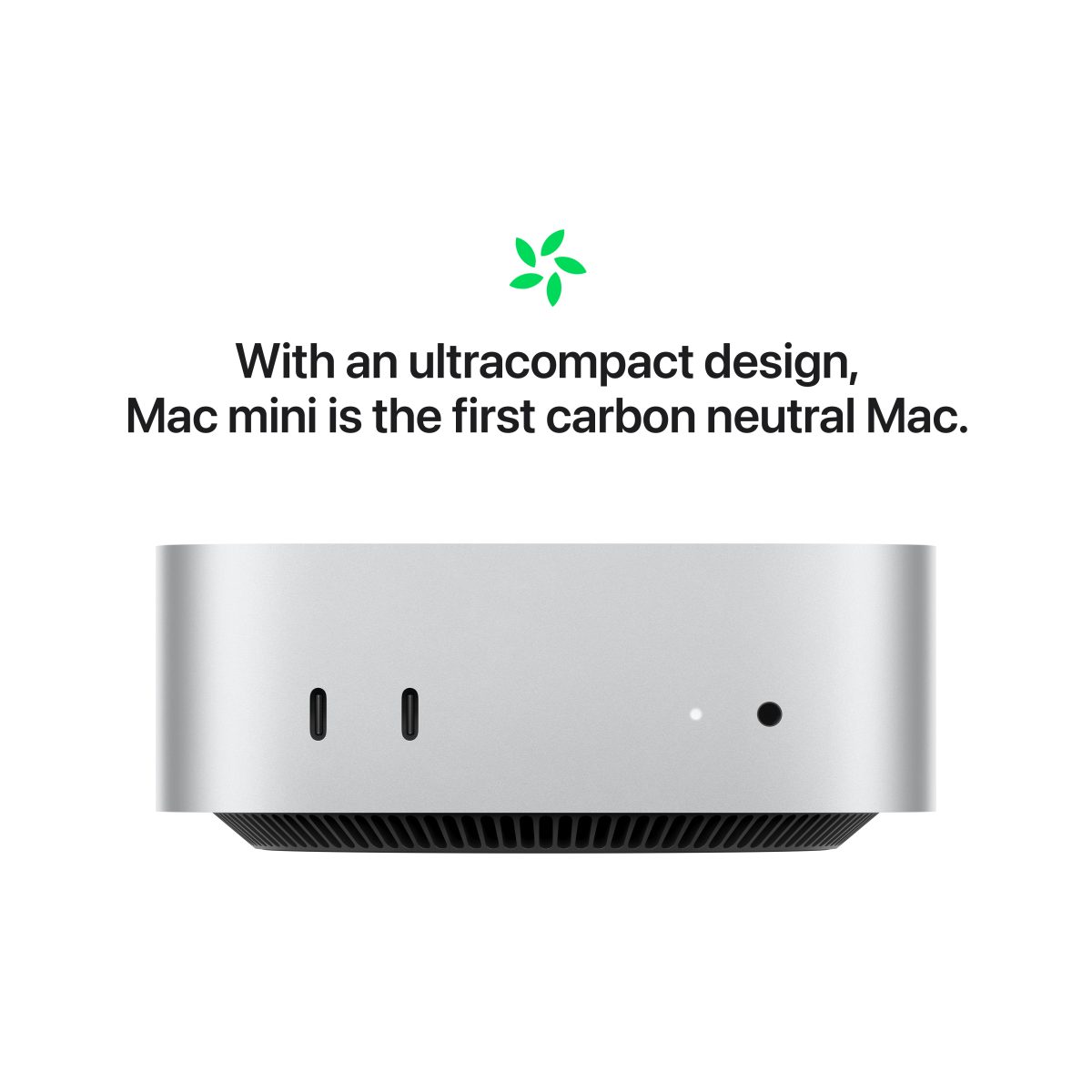 Mac mini Apple M4 CPU 10C GPU 10C 16GB SSD 256Go - Silver