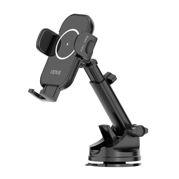 Support Voiture 360° Avec Chargeur Sans Fil 15W