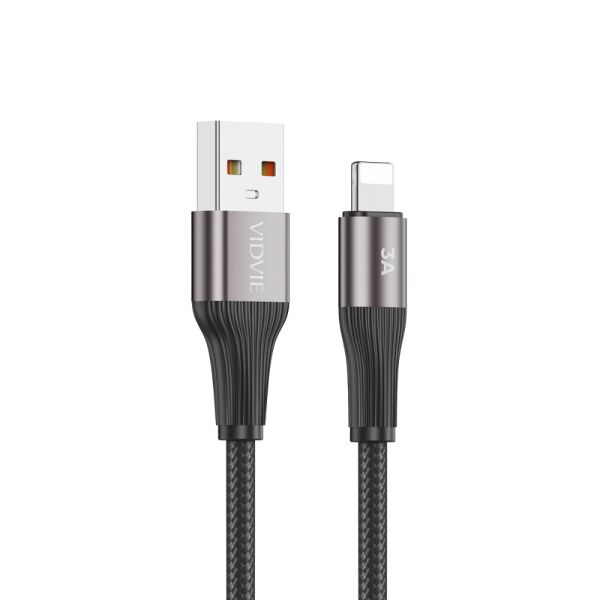 Cable Vidvie USB Vers Lightning 1M / 3A