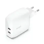 Chargeur Rapide Secteur Belkin 60W (2*USB-C) - Blanc