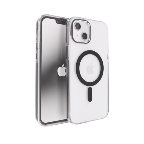 Coque transparent matt MagSafe pour iPhone 13