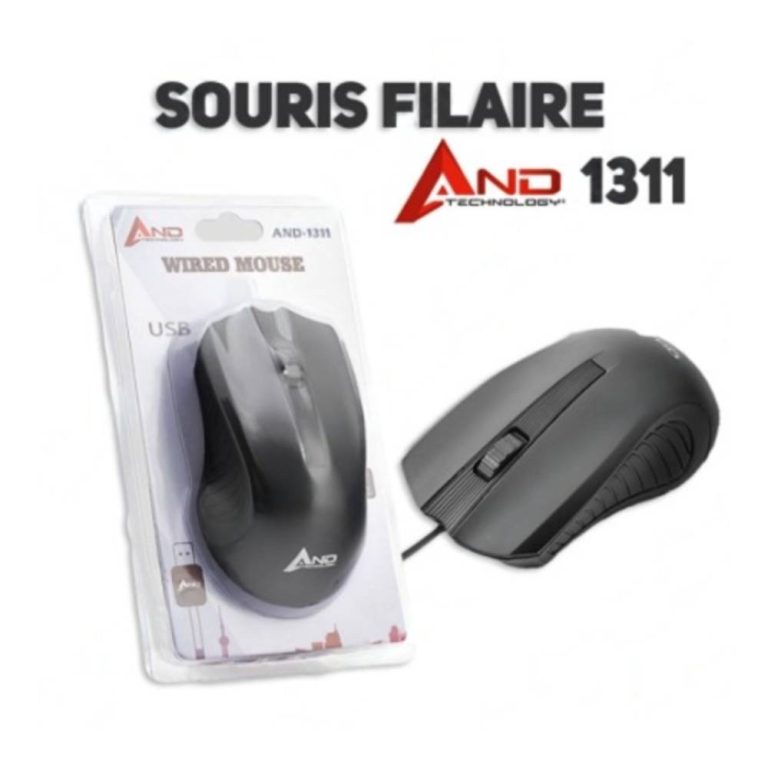 souris optique and-1311 noir
