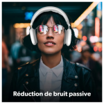 Casque Bluetooth T'nB Bounce Autonomie 50h - Blanc – Image 6