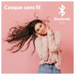 Casque Bluetooth T'nB Tonality Autonomie 50h - Pink – Image 4