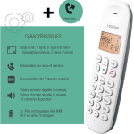 Téléphone Sans Fil Dect Logicom ILOA 150 - Ardoise – Image 4