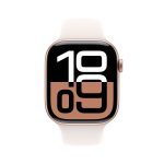 Apple Watch S10 GPS 46mm Rose Gold Al Case With Light Blush Sport Band M/L – Image 2