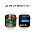 Apple Watch S10 GPS 46mm Rose Gold Al Case With Light Blush Sport Band M/L – Image 7