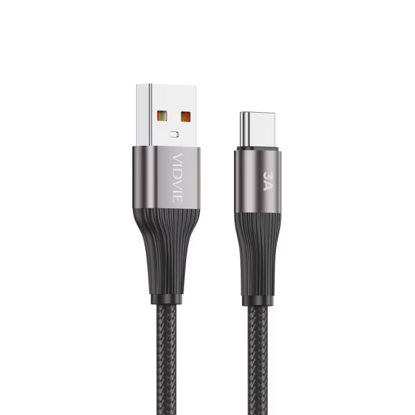 Cable Vidvie USB Vers Type-C 1M / 3A