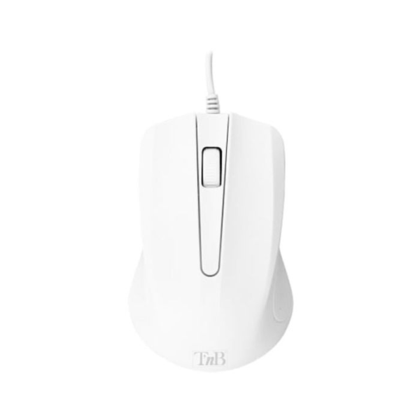 Souris Filaire T'nb Shark - Blanc
