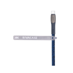 Cable Type-C Vers Type-C RIVACASE 1.2M 3 A - Bleu – Image 5