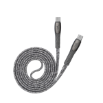 Cable Type-C Vers Type-C RIVACASE 1.2M 3 A - Gris – Image 4