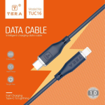 Cable USB-C Vers Lightning TERA Fast 1m - Noir – Image 2