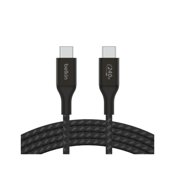 Cable USB-C Vers USB-C Belkin 240W 2M - Noir