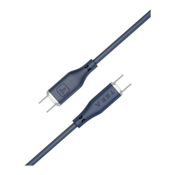 Cable USB-C Vers USB-C TERA Fast 1m - Noir