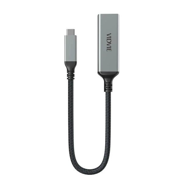 Adaptateur Type-C Vers Ethernet RJ45 Vidvie Dark Grey