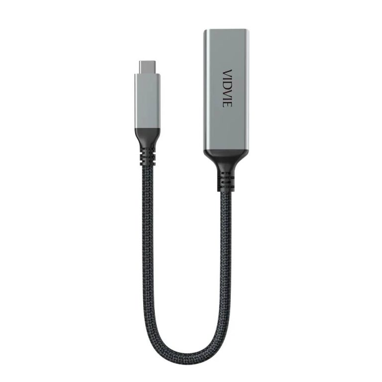 Adaptateur Type-C Vers Ethernet RJ45 Vidvie Dark Grey