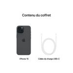 apple iphone 15 128go noir