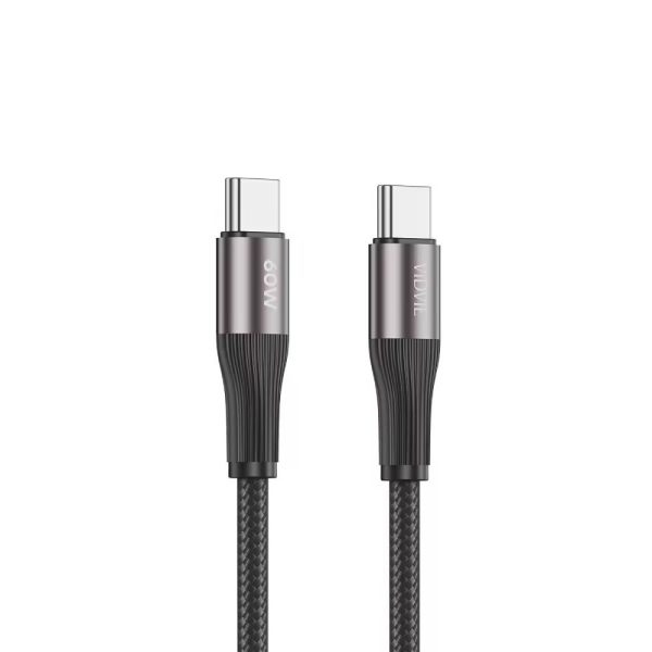 Cable Vidvie Type-C Vers Type-C 2M 60W