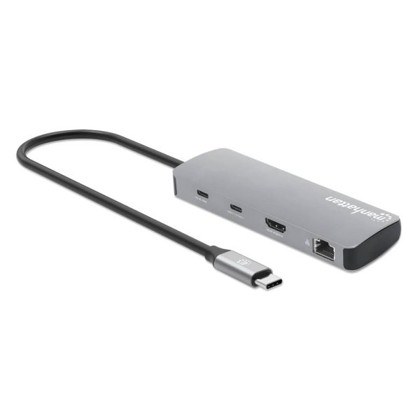 Convertisseur USB-C 9 en 1 Vers HDMI 4k Manhattan