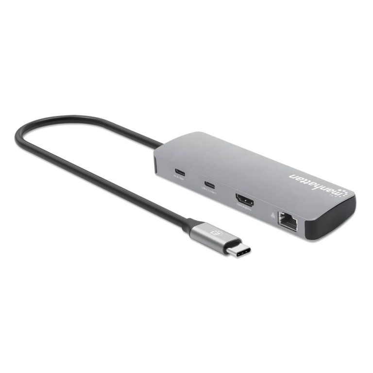 Convertisseur USB-C 9 en 1 Vers HDMI 4k Manhattan