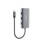 Hub Type-C Vidvie 6 en 1 60W Dark Grey