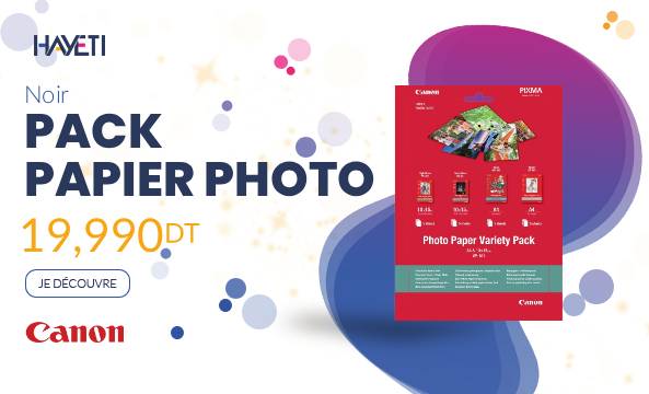pack papier photo canon