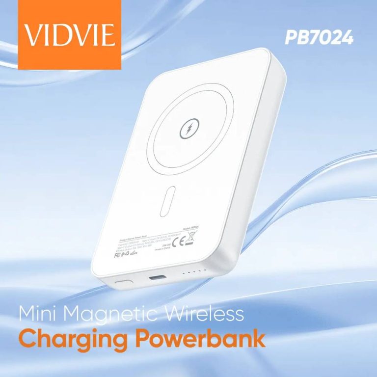 Power Bank Magnétique Vidvie 10000 mAh 15W