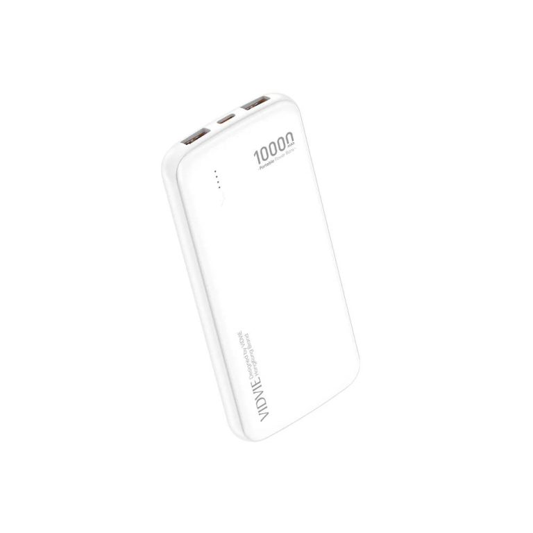 Power Bank Vidvie 10000 mAh blanc