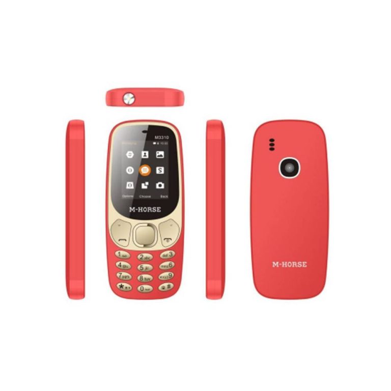Téléphone portable M3310 M-HORSE Rouge