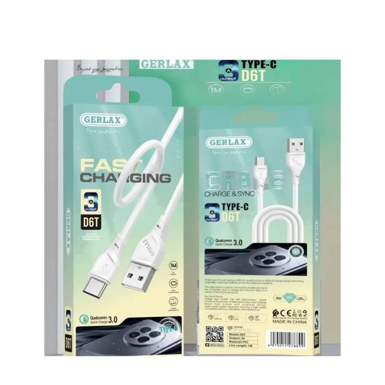 Cable Type-C GERLAX 1M 3A